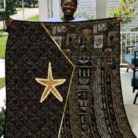 Egypt Seba Quilt Ancient Mythology Golden Star Royal