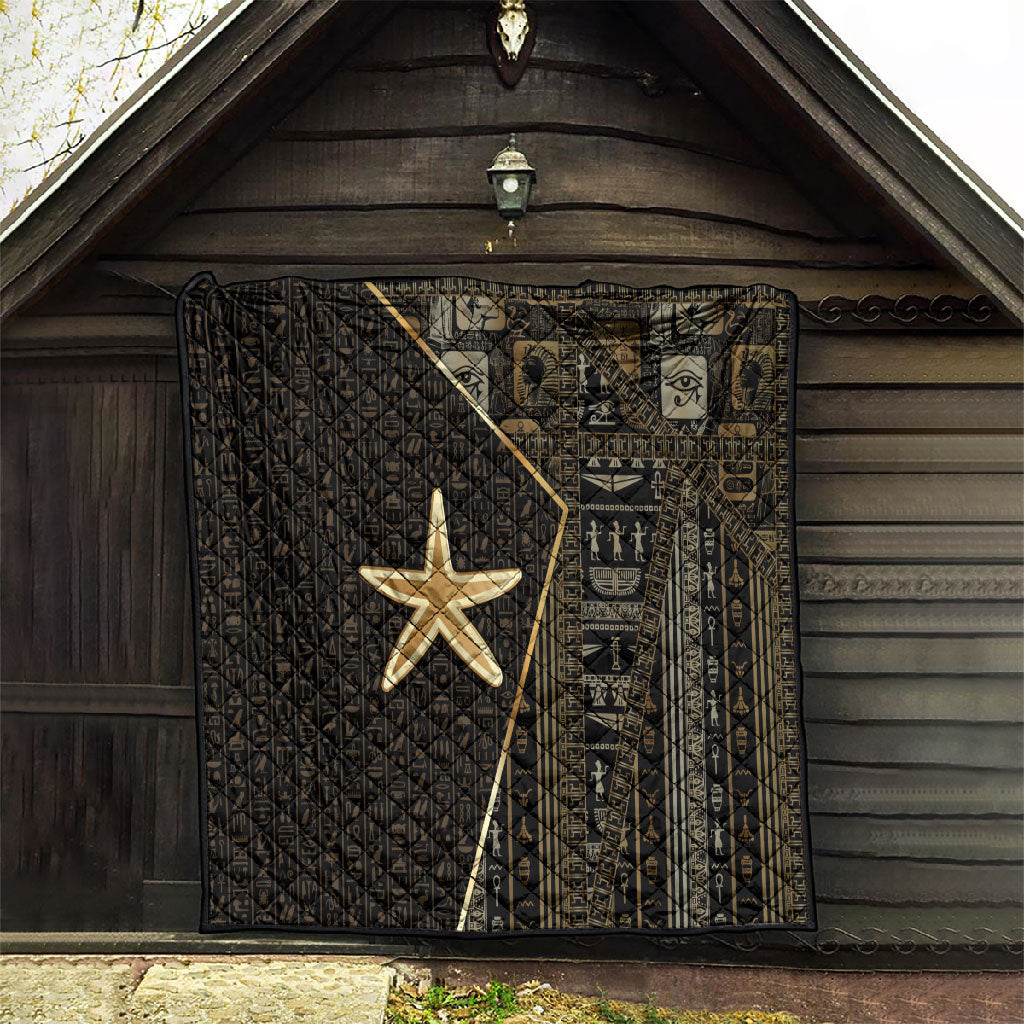 Egypt Seba Quilt Ancient Mythology Golden Star Royal