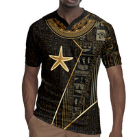 Egypt Seba Rugby Jersey Ancient Mythology Golden Star Royal