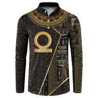 Egypt Shen Ring Button Sweatshirt Ancient Mythology Eternally Protecting