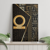 Egypt Shen Ring Canvas Wall Art Ancient Mythology Eternally Protecting