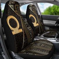 Egypt Shen Ring Car Seat Cover Ancient Mythology Eternally Protecting