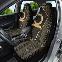 Egypt Shen Ring Car Seat Cover Ancient Mythology Eternally Protecting