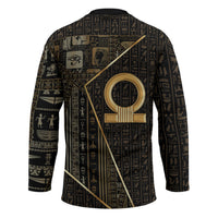 Egypt Shen Ring Hockey Jersey Ancient Mythology Eternally Protecting