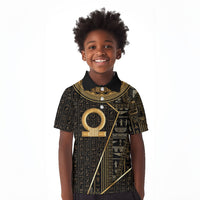 Egypt Shen Ring Kid Polo Shirt Ancient Mythology Eternally Protecting