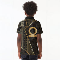 Egypt Shen Ring Kid Polo Shirt Ancient Mythology Eternally Protecting