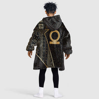 Egypt Shen Ring Kid Wearable Blanket Hoodie Ancient Mythology Eternally Protecting