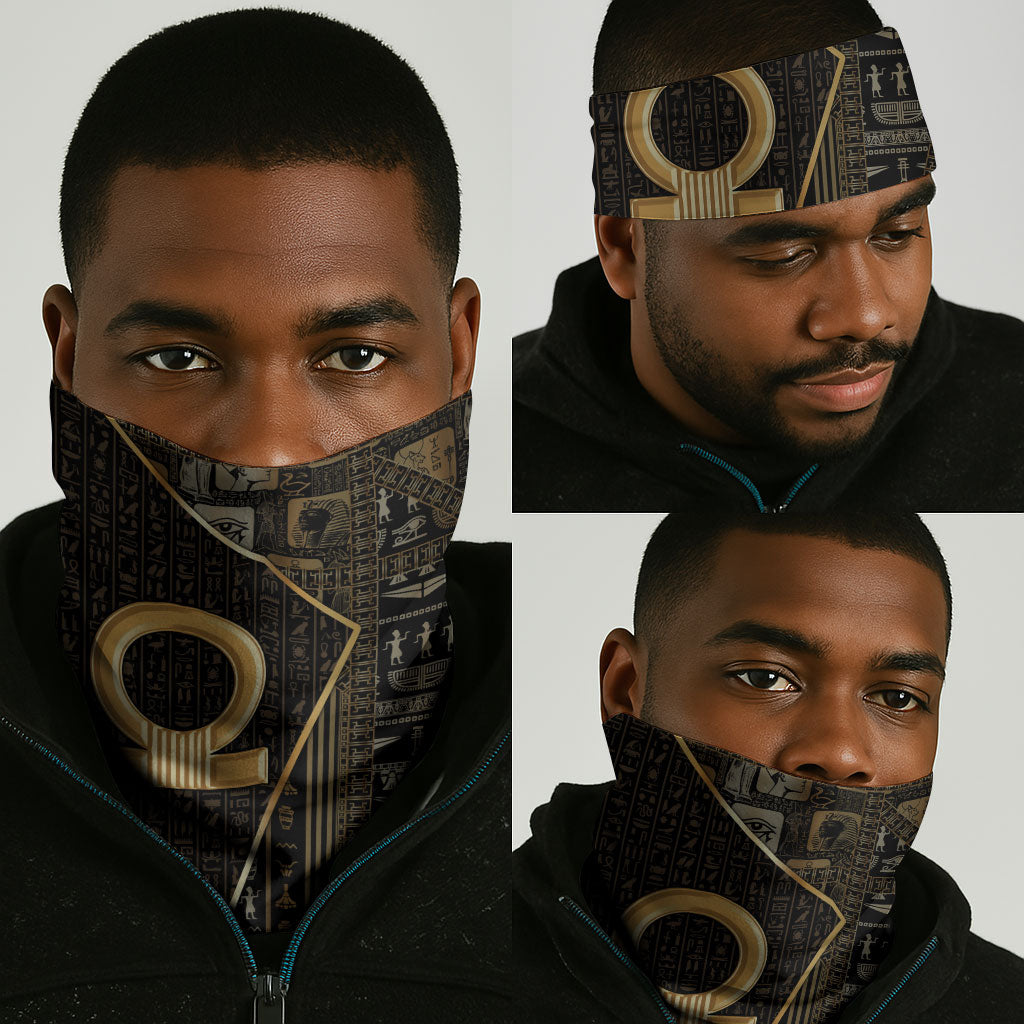 Egypt Shen Ring Neck Gaiter Ancient Mythology Eternally Protecting