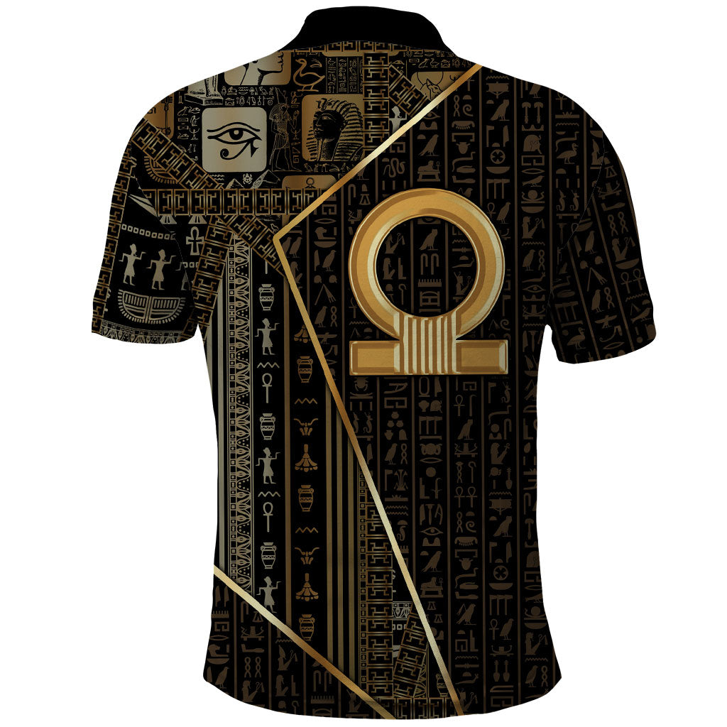 Egypt Shen Ring Polo Shirt Ancient Mythology Eternally Protecting
