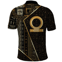 Egypt Shen Ring Polo Shirt Ancient Mythology Eternally Protecting