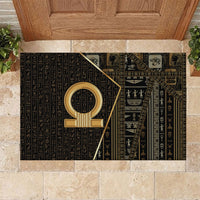 Egypt Shen Ring Rubber Doormat Ancient Mythology Eternally Protecting