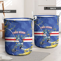 Cape Verde Laundry Basket Blue Shark National Flag