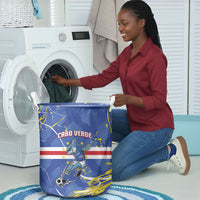Cape Verde Laundry Basket Blue Shark National Flag