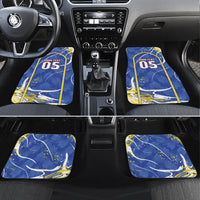 Custom Cape Verde Car Mats Blue Shark National Flag