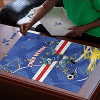 Cape Verde Puzzle Blue Shark National Flag