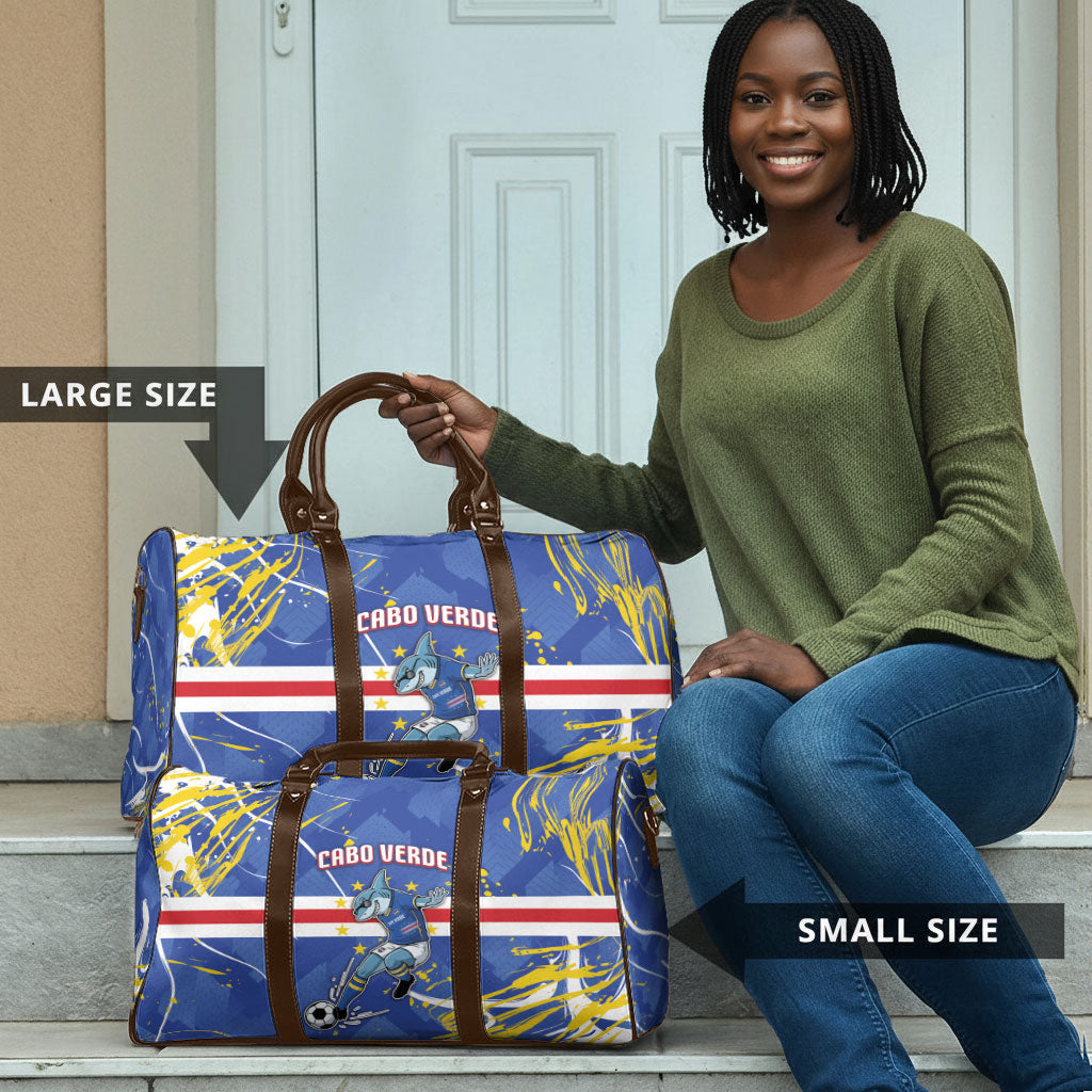 Cape Verde Travel Bag Blue Shark National Flag