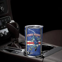 Custom Cape Verde Tumbler Cup Blue Shark National Flag