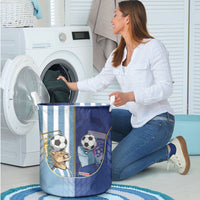 Argentine And Cape Verde Football Laundry Basket Split Flag Puma Shark Soccer
