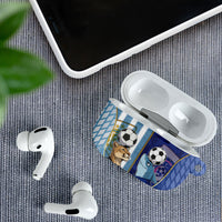 Argentine And Cape Verde Football AirPods Case Split Flag Puma Shark Soccer