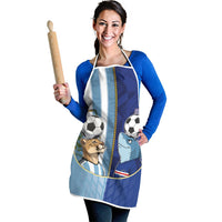 Argentine And Cape Verde Football Apron Split Flag Puma Shark Soccer