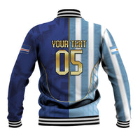 Custom Argentine And Cape Verde Football Baseball Jacket Split Flag Puma Shark Soccer