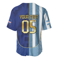 Custom Argentine And Cape Verde Football Baseball Jersey Split Flag Puma Shark Soccer