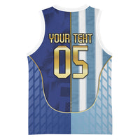 Custom Argentine And Cape Verde Football Basketball Jersey Split Flag Puma Shark Soccer