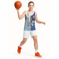 Custom Argentine And Cape Verde Football Basketball Jersey Split Flag Puma Shark Soccer