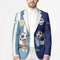 Custom Argentine And Cape Verde Football Blazer Split Flag Puma Shark Soccer