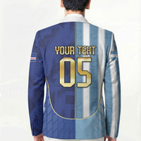 Custom Argentine And Cape Verde Football Blazer Split Flag Puma Shark Soccer