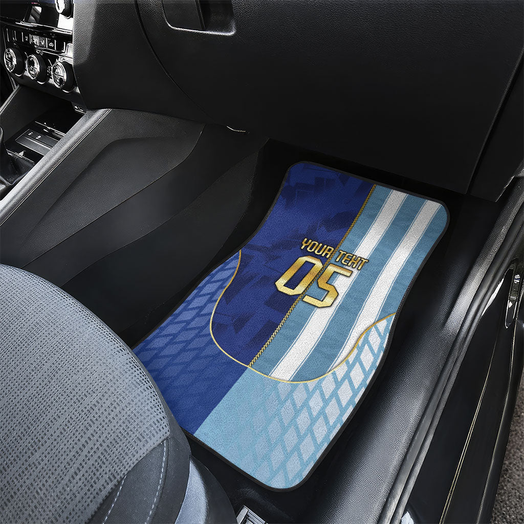 Custom Argentine And Cape Verde Football Car Mats Split Flag Puma Shark Soccer