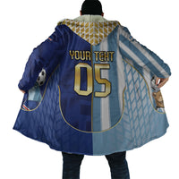Custom Argentine And Cape Verde Football Cloak Split Flag Puma Shark Soccer