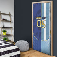Custom Argentine And Cape Verde Football Door Cover Split Flag Puma Shark Soccer