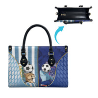 Argentine And Cape Verde Football Leather Bag Split Flag Puma Shark Soccer