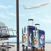 Argentine And Cape Verde Football Luggage Cover Split Flag Puma Shark Soccer