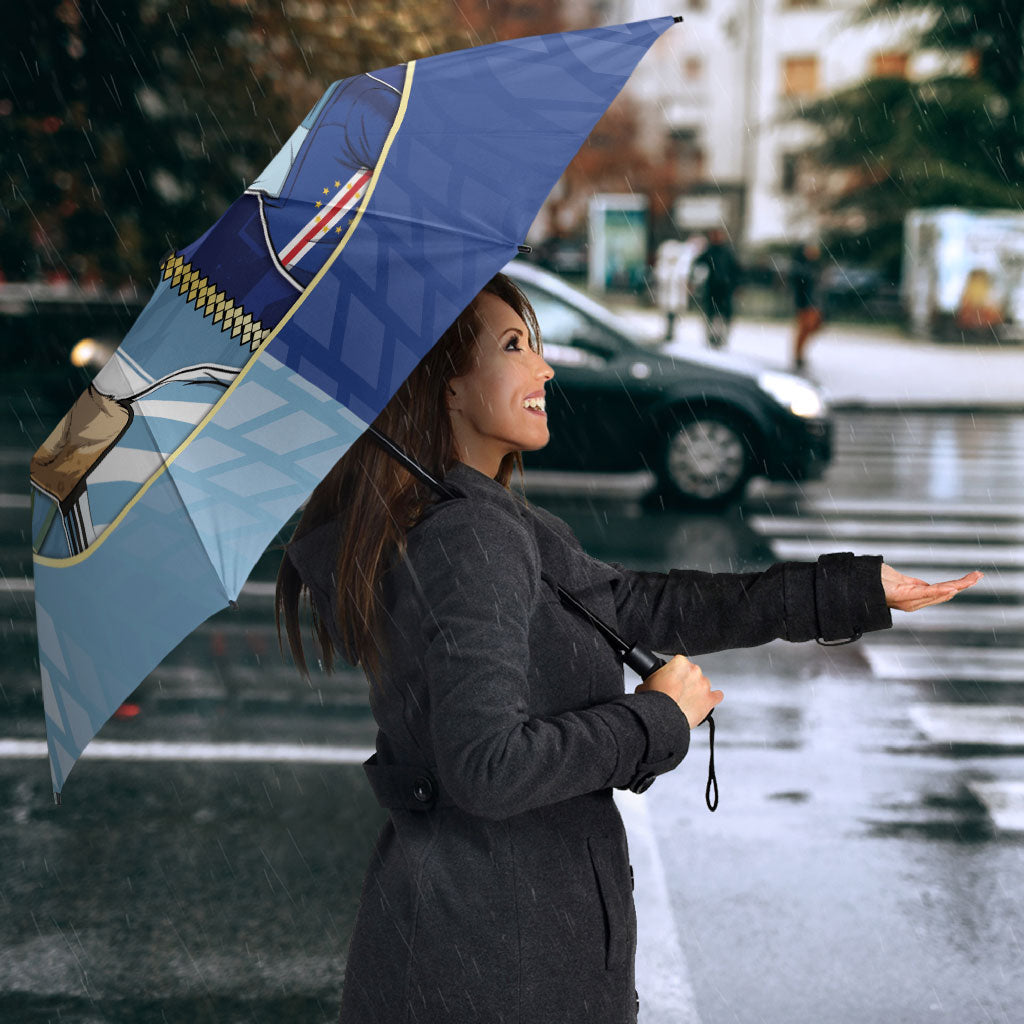 Argentine And Cape Verde Football Umbrella Split Flag Puma Shark Soccer