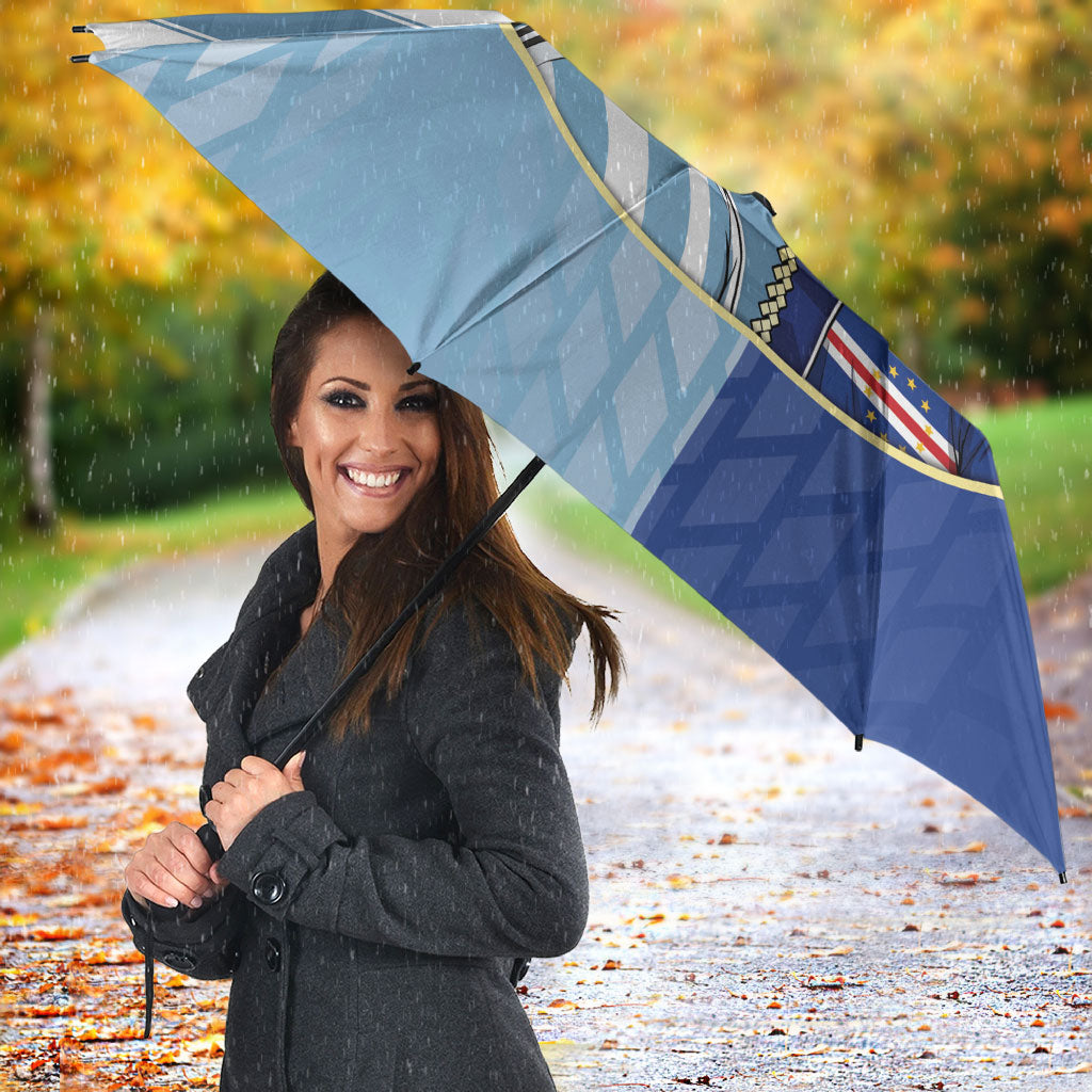 Argentine And Cape Verde Football Umbrella Split Flag Puma Shark Soccer