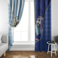 Argentine And Cape Verde Football Window Curtain Split Flag Puma Shark Soccer
