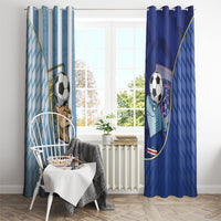 Argentine And Cape Verde Football Window Curtain Split Flag Puma Shark Soccer