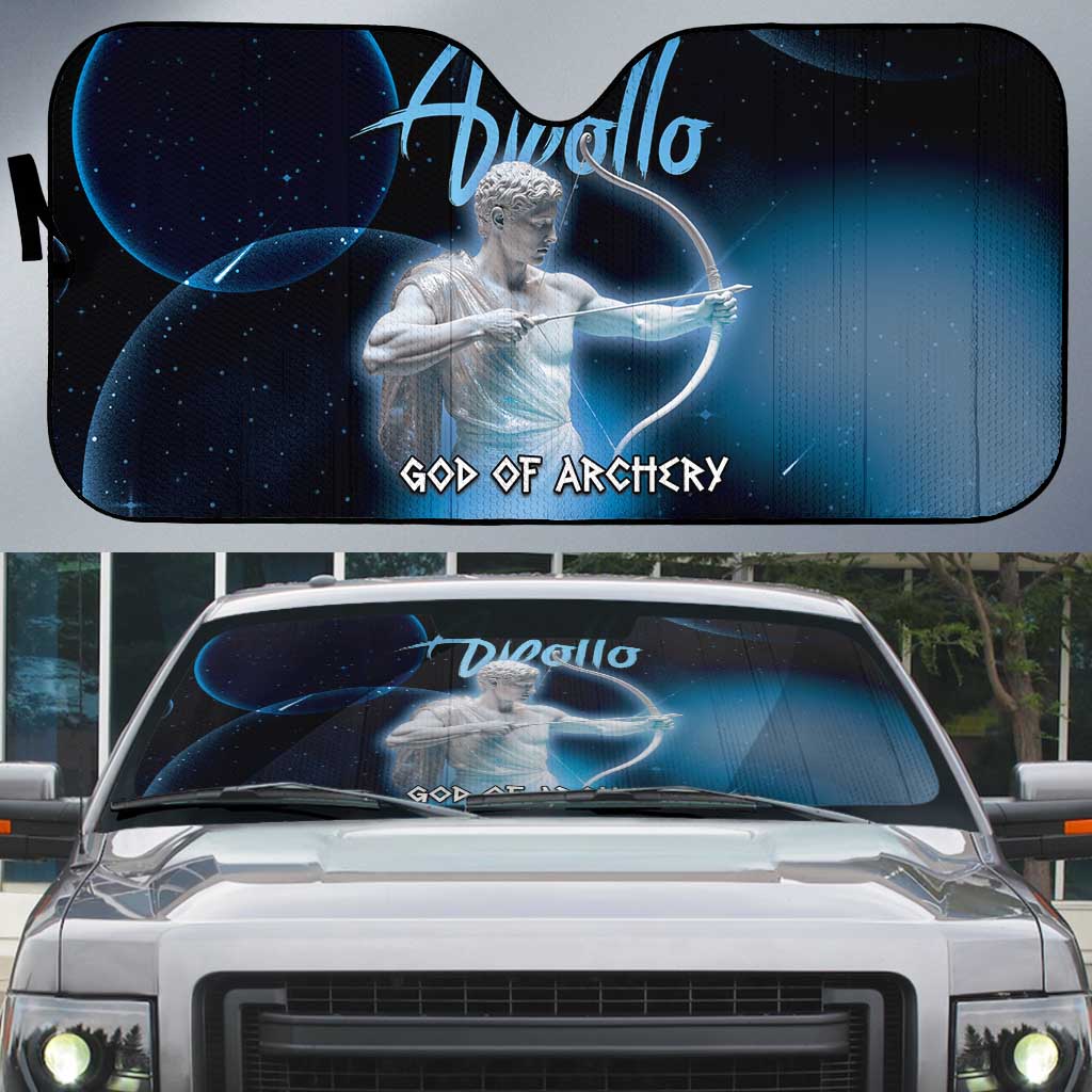 Ancient Greek Apollo Auto Sun Shade God Of Archery - Wonder Print Shop