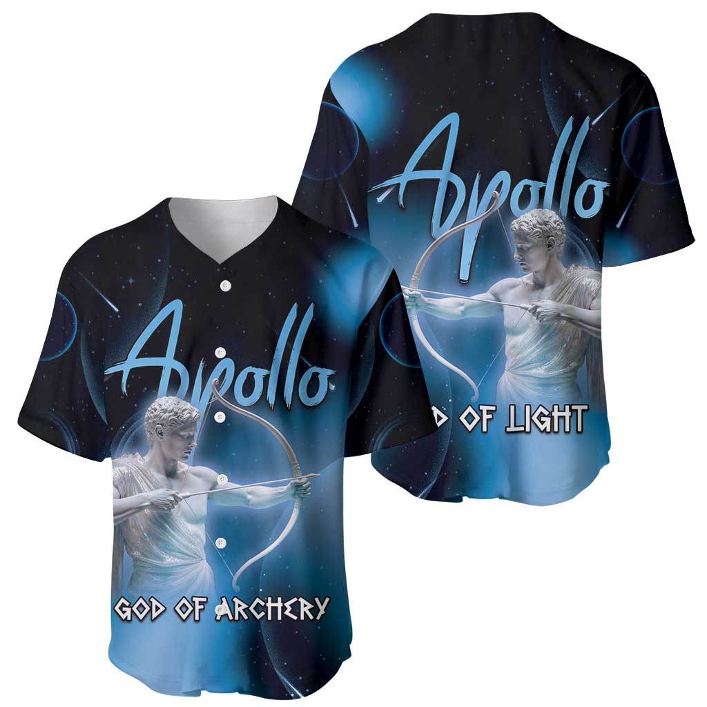 Ancient Greek Apollo Baseball Jersey God Of Archery - Wonder Print Shop