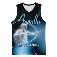 Ancient Greek Apollo Basketball Jersey God Of Archery - Wonder Print Shop