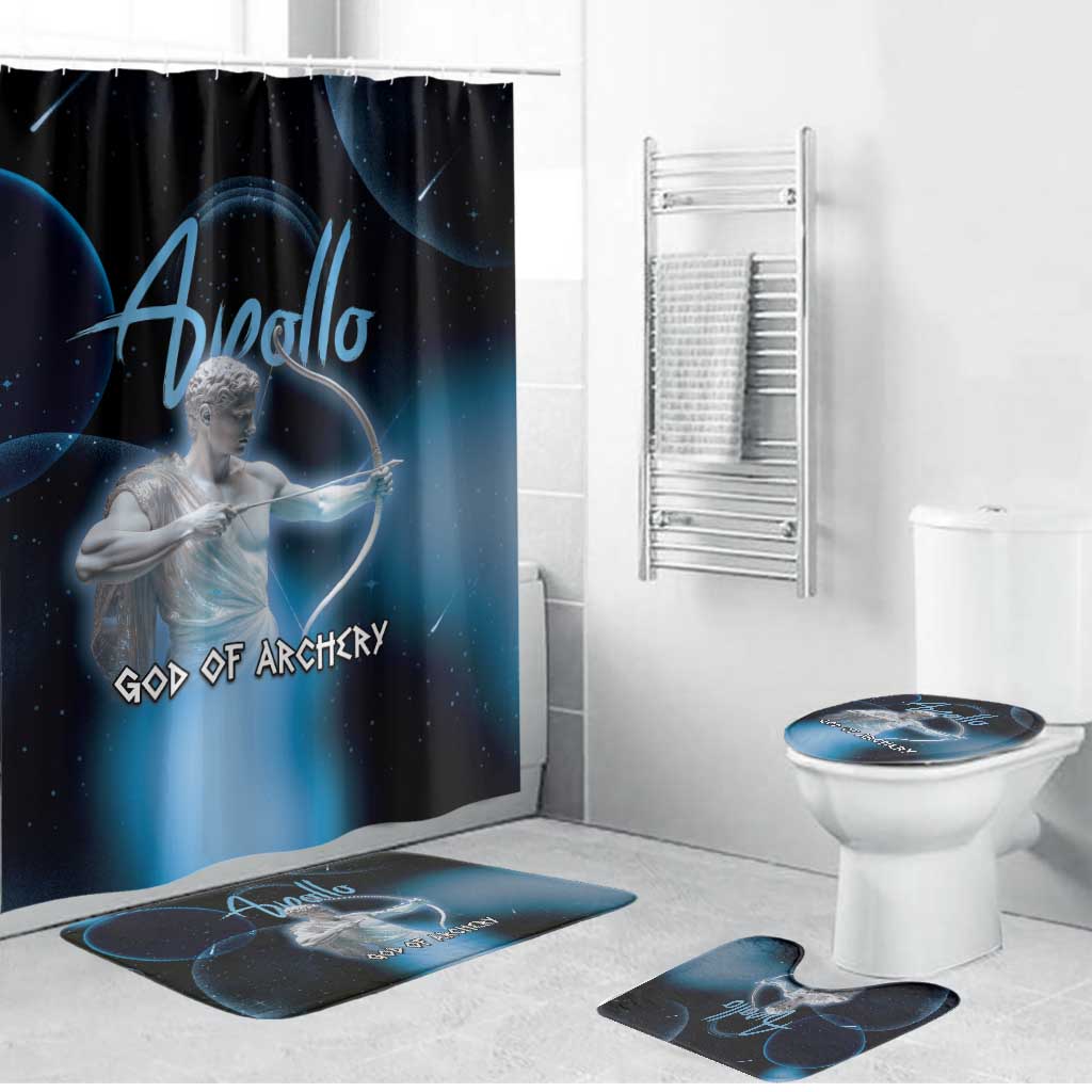 Ancient Greek Apollo Bathroom Set God Of Archery - Wonder Print Shop