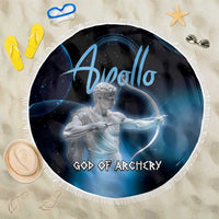 Ancient Greek Apollo Beach Blanket God Of Archery - Wonder Print Shop
