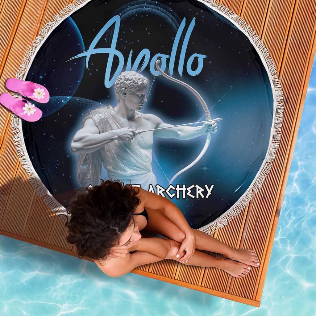 Ancient Greek Apollo Beach Blanket God Of Archery - Wonder Print Shop