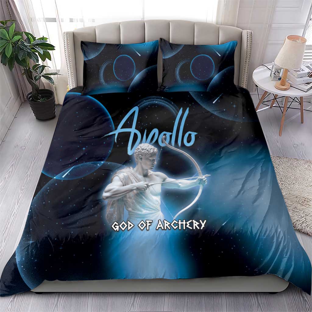 Ancient Greek Apollo Bedding Set God Of Archery - Wonder Print Shop