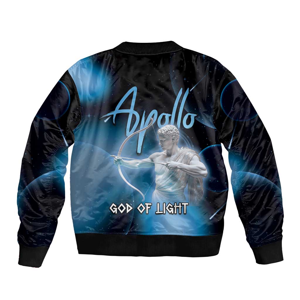Ancient Greek Apollo Bomber Jacket God Of Archery - Wonder Print Shop