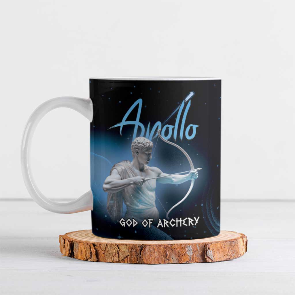Ancient Greek Apollo Ceramic Mug God Of Archery - Wonder Print Shop