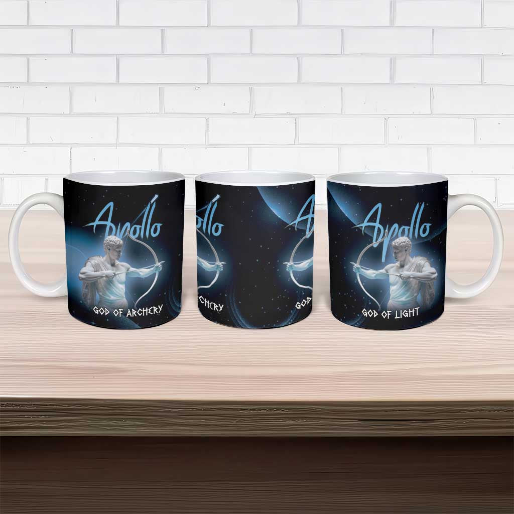 Ancient Greek Apollo Ceramic Mug God Of Archery - Wonder Print Shop