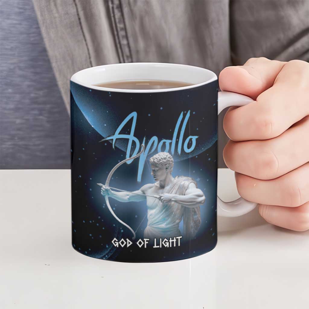 Ancient Greek Apollo Ceramic Mug God Of Archery - Wonder Print Shop